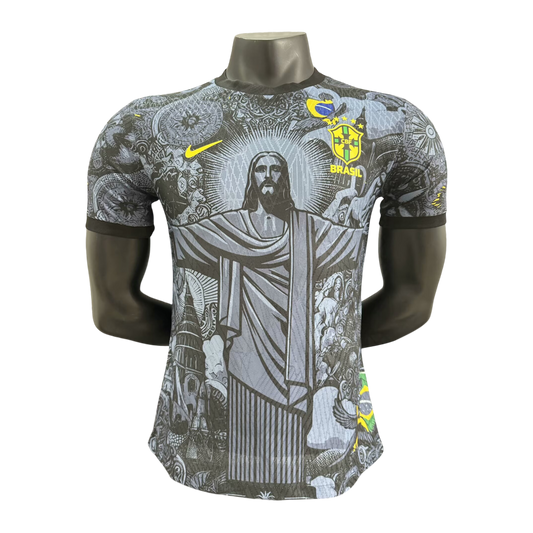 Brazil JESUS Black Shirt
