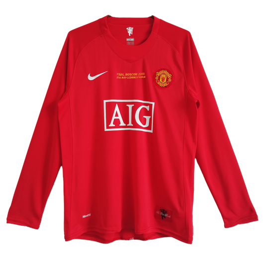 Manchester United 2007-2008 Away Long Sleeve Shirt