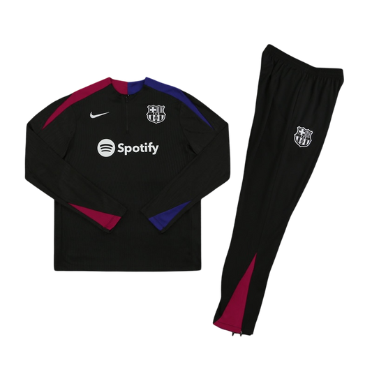 FC Barcelona 2025 Black Tracksuit