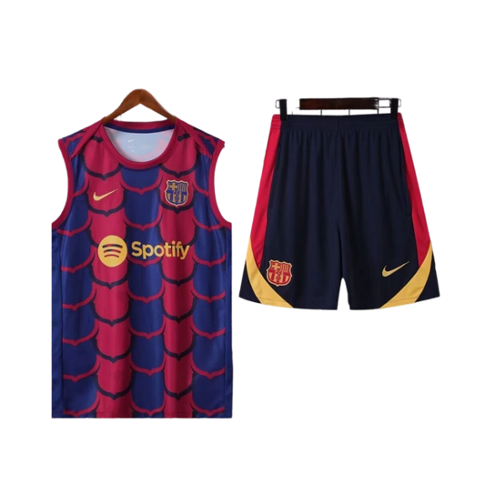 Barcelona x Spiderman Sleeveless Training Set