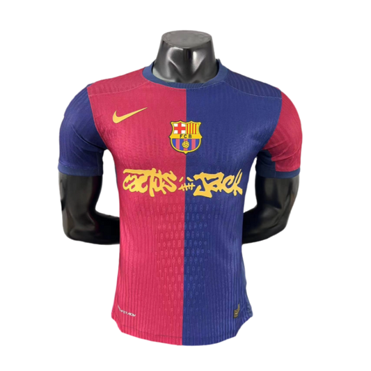 Barcelona X  Travis/Cactus Jack 2024-2025 Short Sleeve Home Shirt