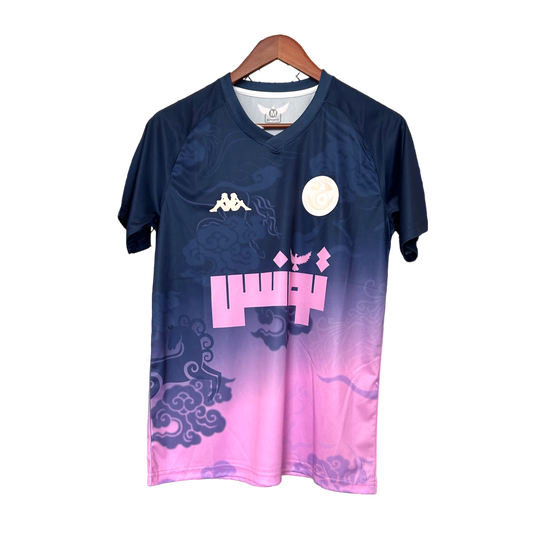 Tunisia Navy/Pink Summer Shirt