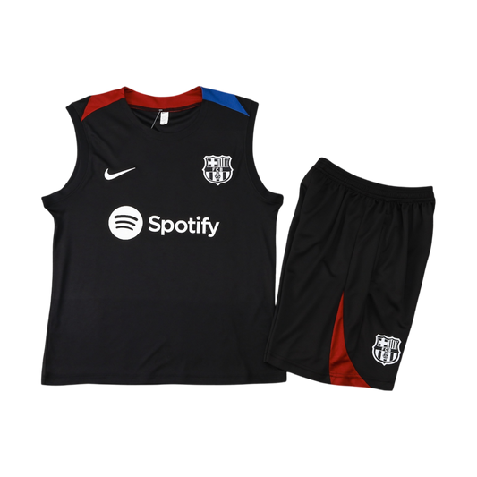 FC Barcelona 2024-2025 Black Sleeveless Training Set