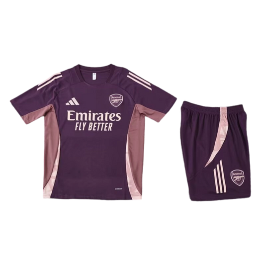 Arsenal 2025 Purple Sleeveless Training Set