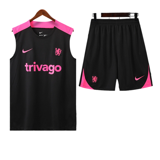Chelsea Black/Pink Summer Training Set