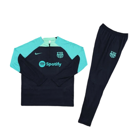 FC Barcelona Light Blue/Black Tracksuit