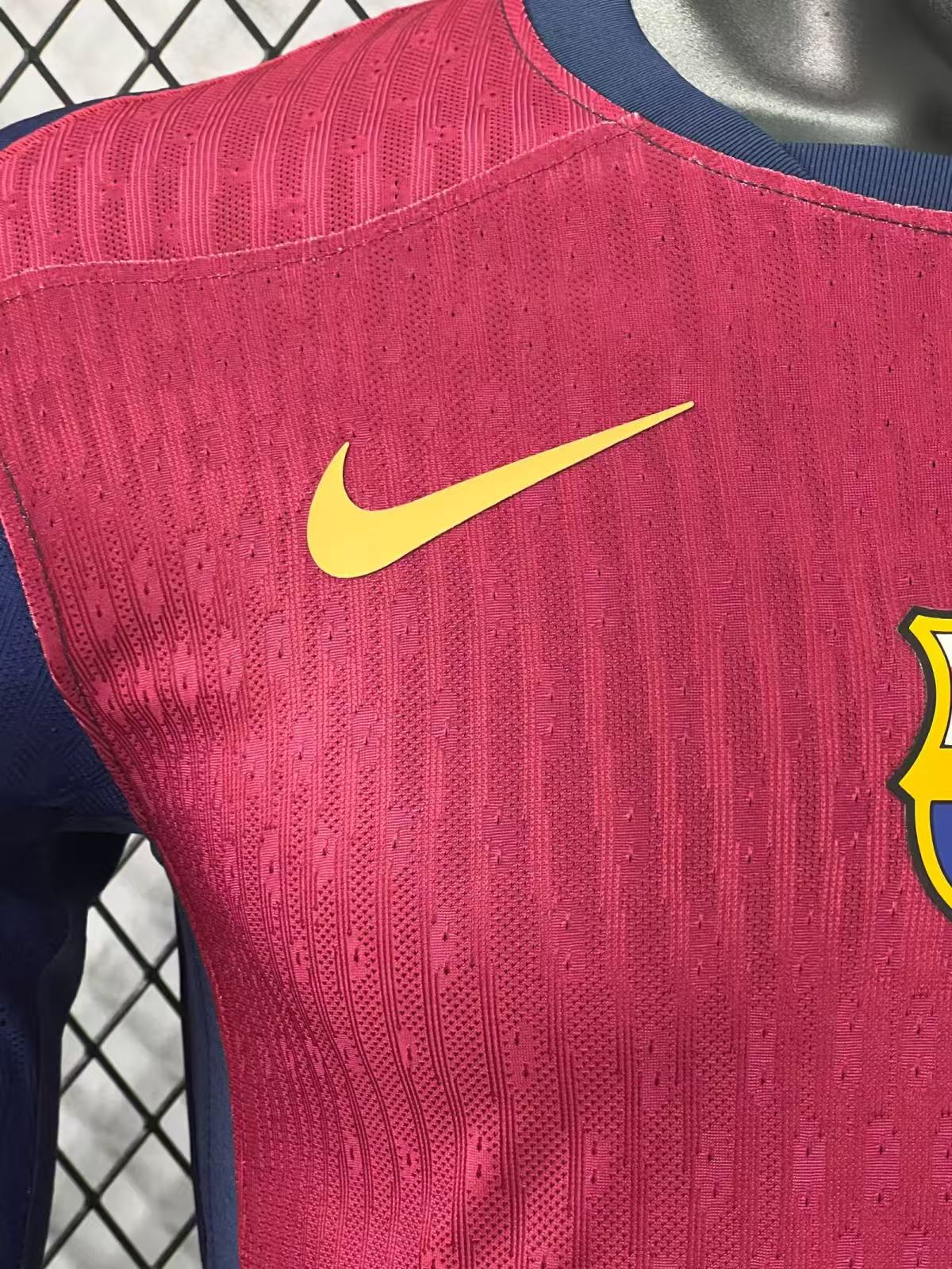 Barcelona X Travis/Cactus Jack Long Sleeve 2024-2025 Home Shirt