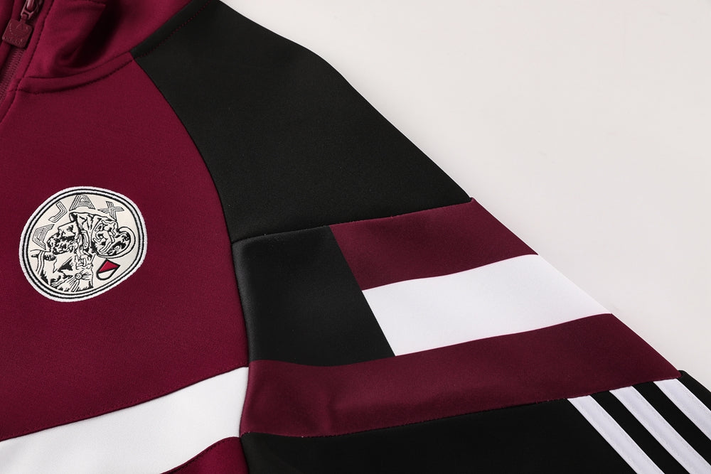AFC Ajax X Adidas Originals Bordeaux/Black Tracksuit