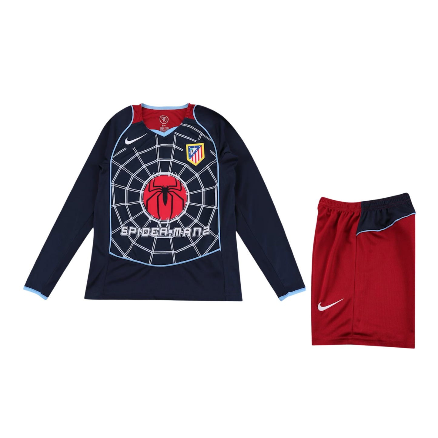 Atletico de Madrid 2004-2005 Away Kids Set