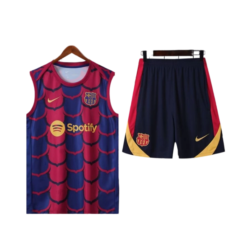 Barcelona x Spiderman Sleeveless Training Set