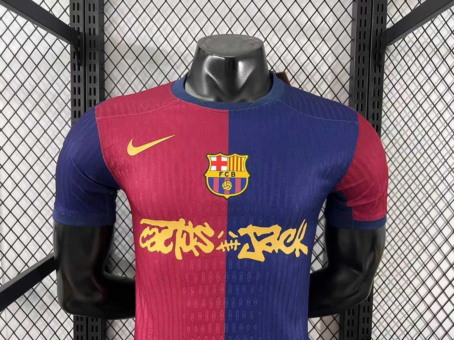 Barcelona X  Travis/Cactus Jack 2024-2025 Short Sleeve Home Shirt