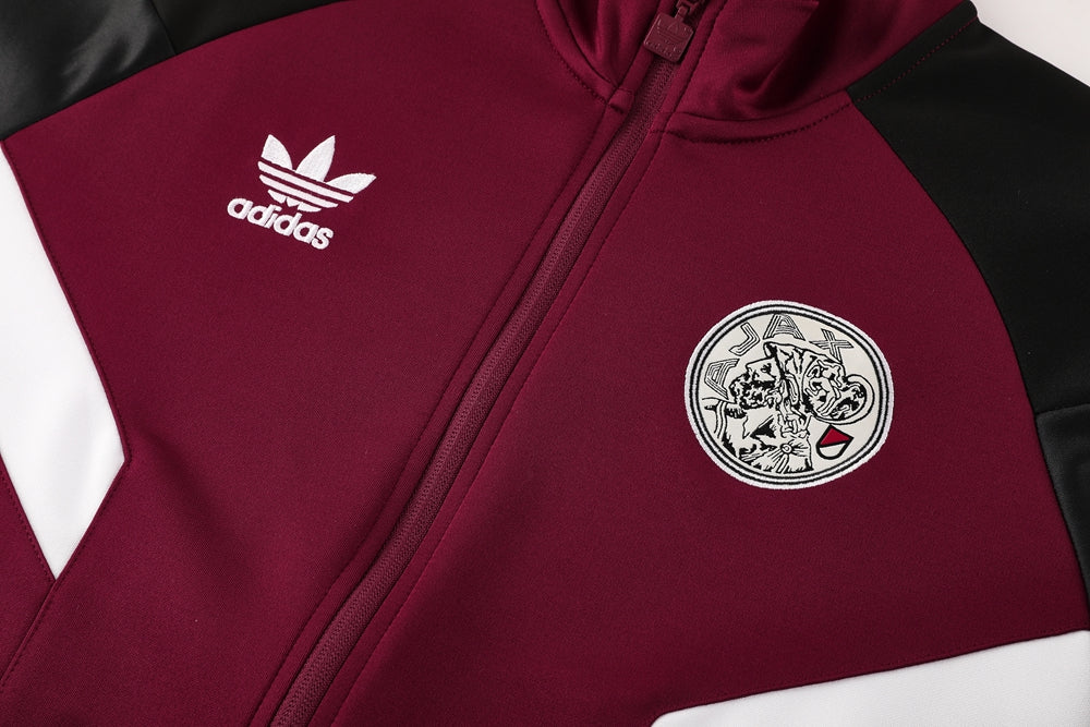 AFC Ajax X Adidas Originals Bordeaux/Black Tracksuit