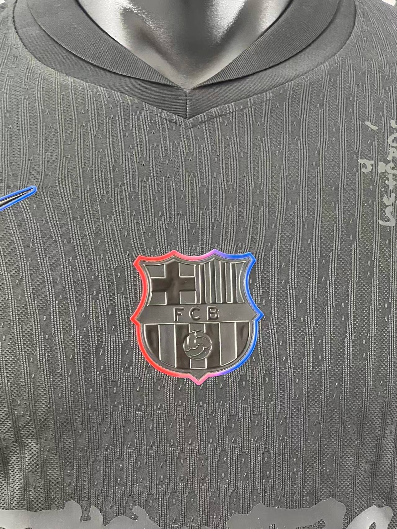 Barcelona X Black  Travis/Cactus Jack Long Sleeve 2024-2025 Away Shirt