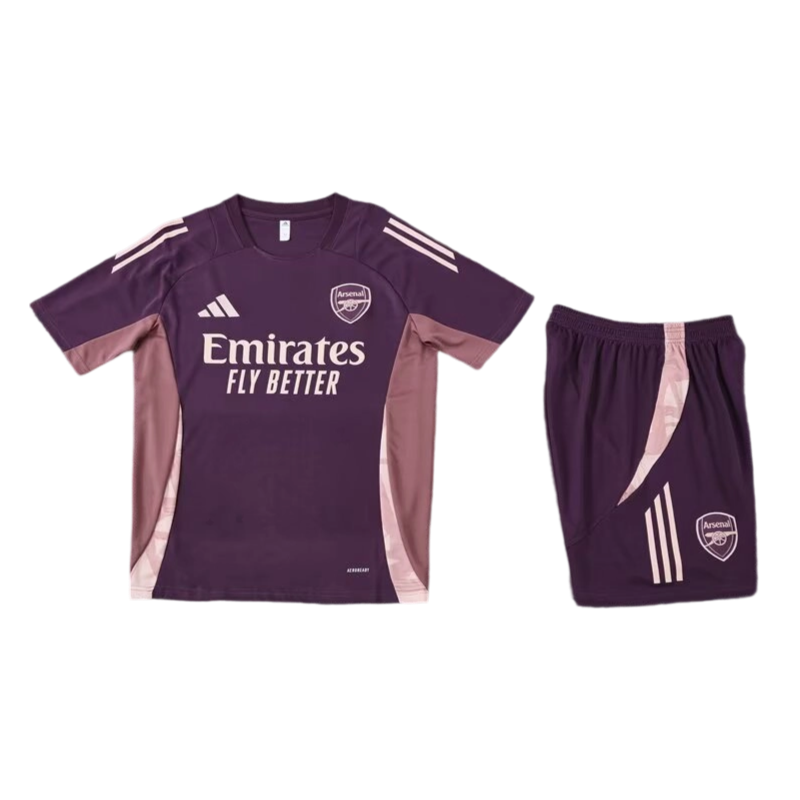 Arsenal 2025 Purple Sleeveless Training Set