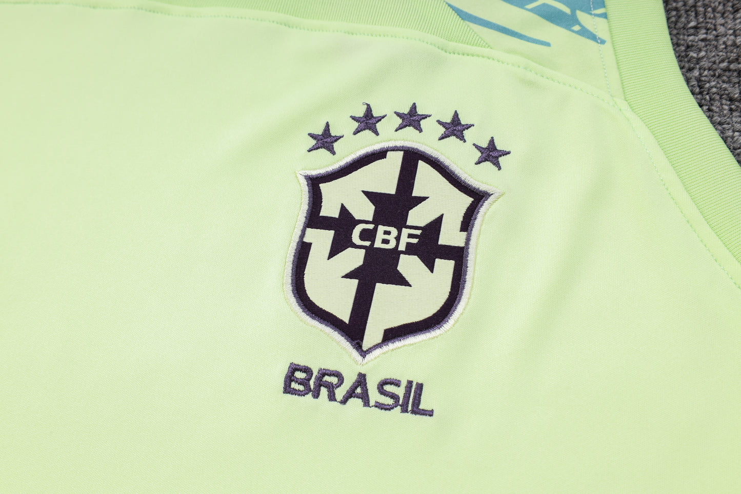 Brazil Light Green Sleeveless Training Set