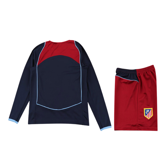 Atletico de Madrid 2004-2005 Away Kids Set