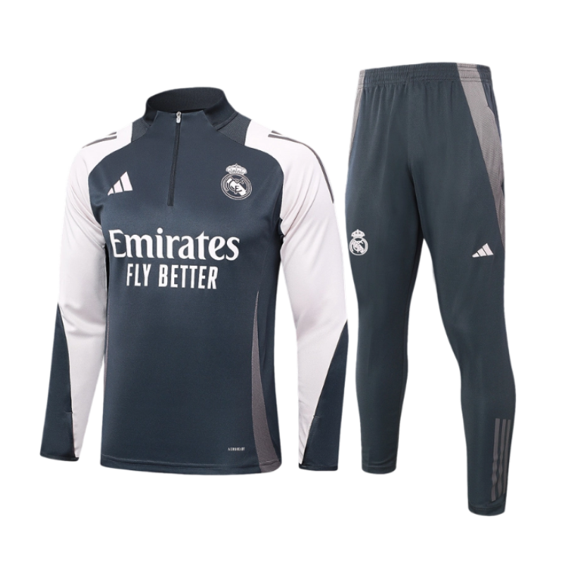 Real Madrid 2024/2025 Dark Grey Tracksuit
