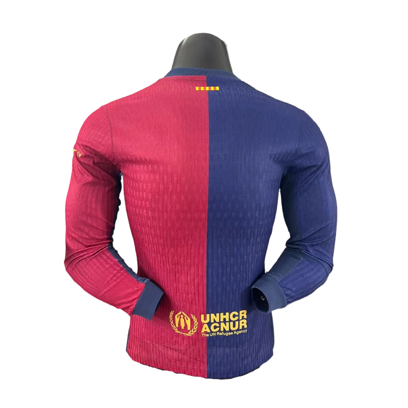 Barcelona X Travis/Cactus Jack Long Sleeve 2024-2025 Home Shirt