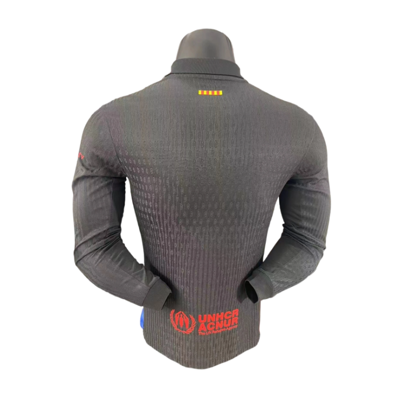 Barcelona X Black  Travis/Cactus Jack Long Sleeve 2024-2025 Away Shirt