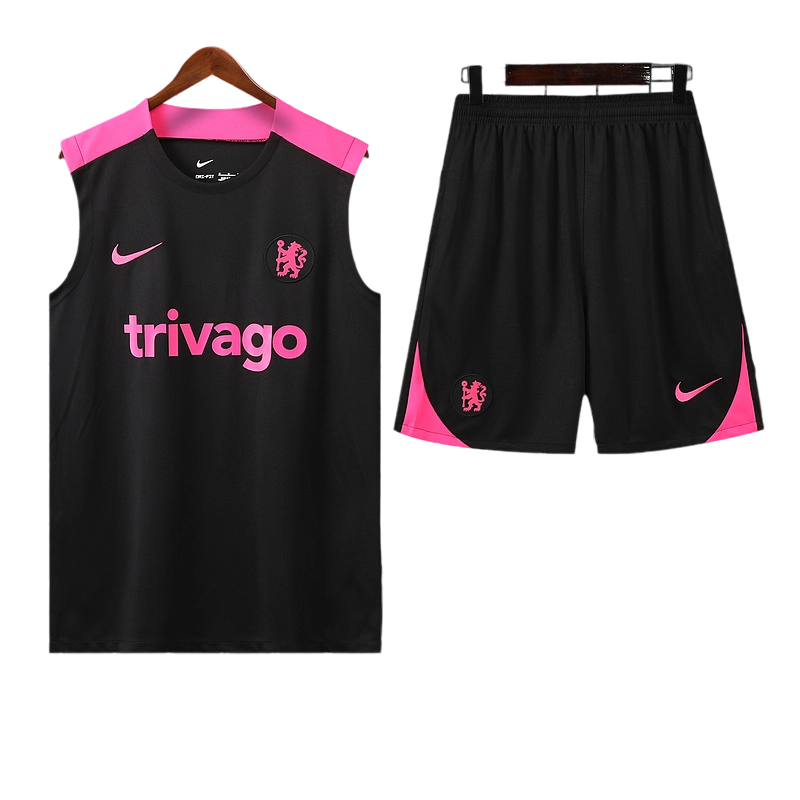 Chelsea Black/Pink Summer Training Set