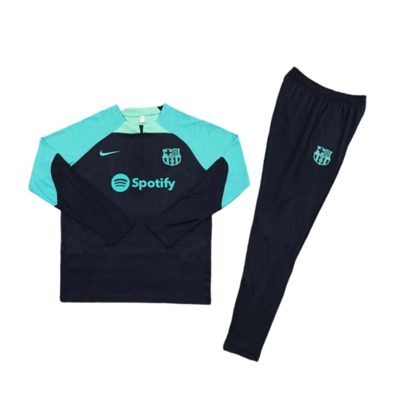 FC Barcelona Light Blue/Black Tracksuit