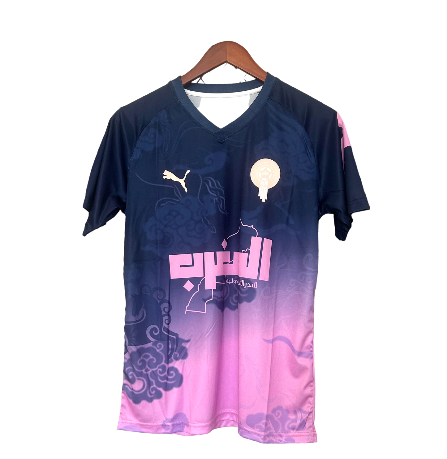 Morocco Navy/Pink Summer Shirt